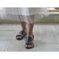 Verde Bhramara Open Toe Slide Sandals