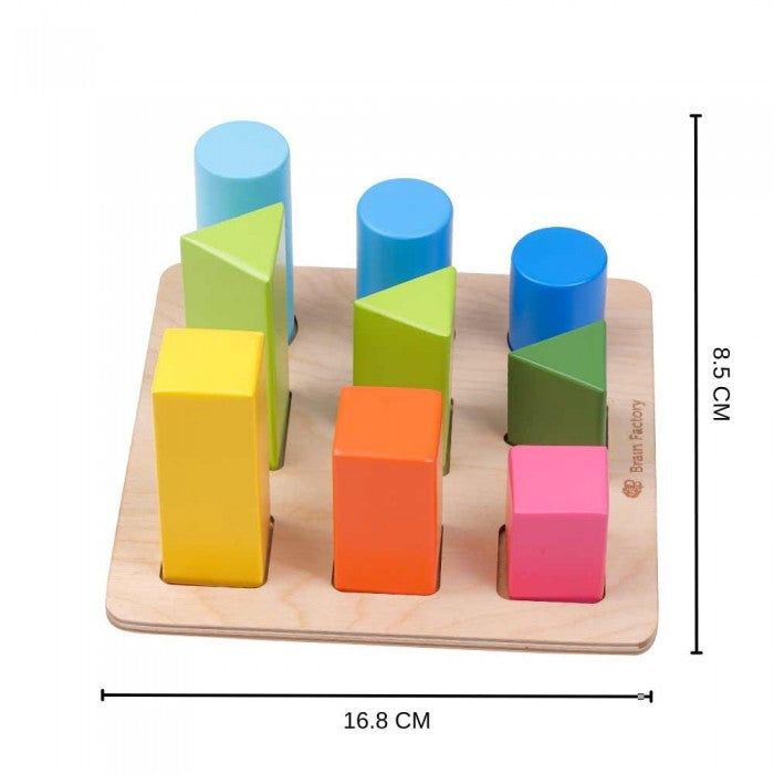 Brain Factory Colour And Shape Sorting Toy (Age 18 months and above)