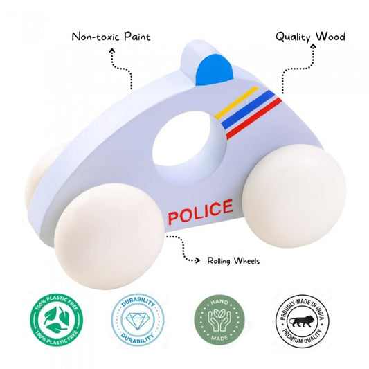 Brain Factory Emergency vehicle police car (Age 1 year and above)