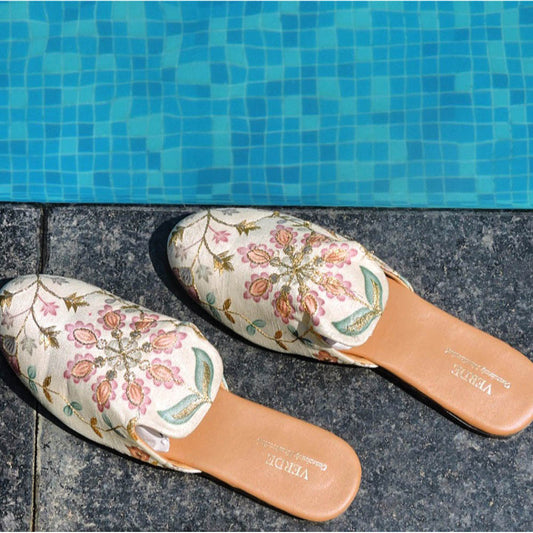 Verde Carvi Covered Toe Mules