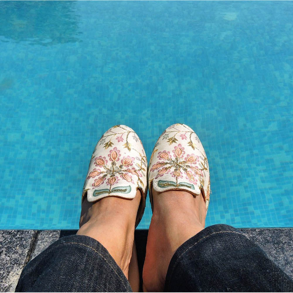 Verde Carvi Covered Toe Mules