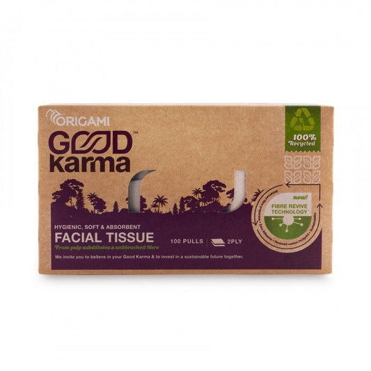 Origami Good Karma Face Tissue 2 Ply -100 Pull