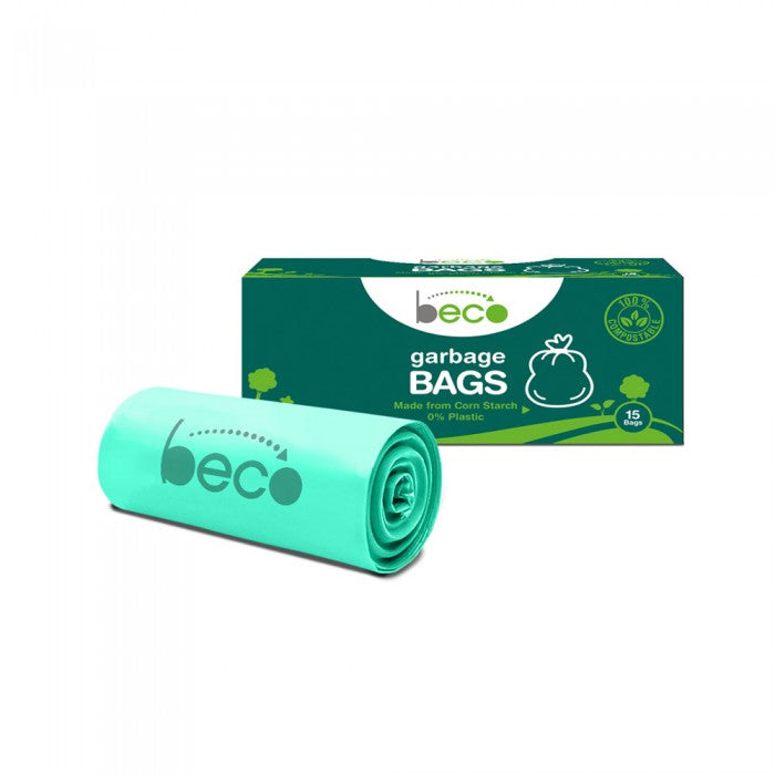 Beco Compostable Large 24 X 32 Inches Garbage Bags/Trash Bags/Dustbin Bags 10 Pieces - ( Pack of 3 )