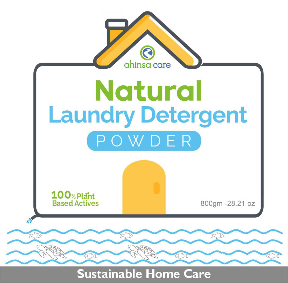 Ahinsa Care Natural Laundry Detergent Powder 800gm