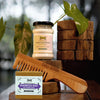 Goli Soda All Natural Probiotics Conditioner & Shampoo Bar & Neem Wood Comb - Goli Soda