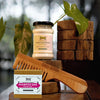 Goli Soda All Natural Probiotics Conditioner & Shampoo Bar & Neem Wood Comb - Goli Soda