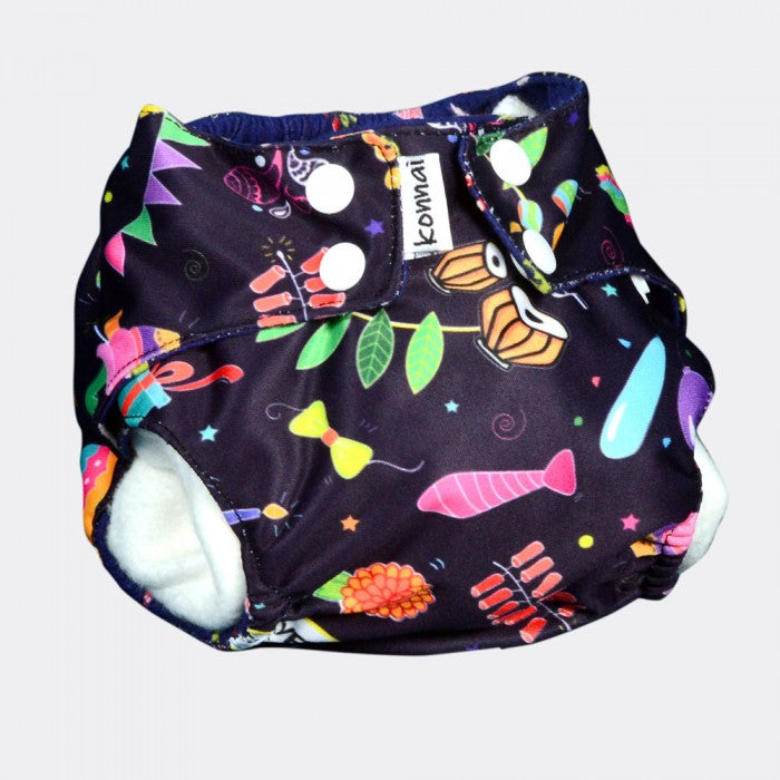 Konnai Cloth Diapering Essentials (Small Size - Baby Weight 3 To 5 Kg)