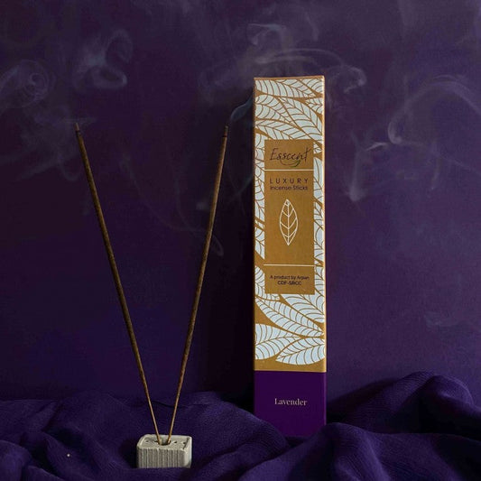 Esscent - Lavender Premium Flower - Based Incense Sticks (Pack Of 2)