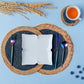 Jute Placemats set of 2 (blue)