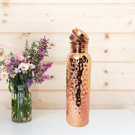 OnEarth 1L Copper Bottle (With Cleaning Brush)