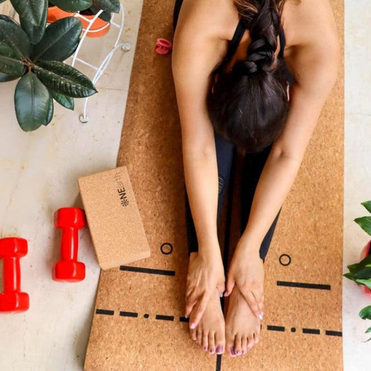 OnEarth Cork Yoga Mat With Natural Rubber