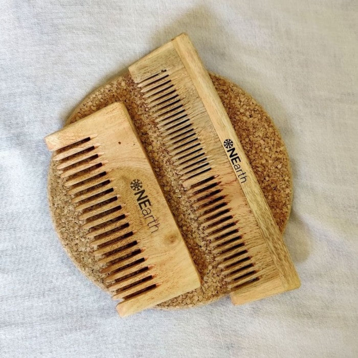 Onearth Detangling Shower Comb(Wide Tooth)+ 2 In 1 Comb