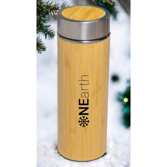 OnEarth Bamboo Steel Bottle (450 Ml)