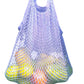 Organic cotton Reusable Mesh Bag Purple (Pack of 2)