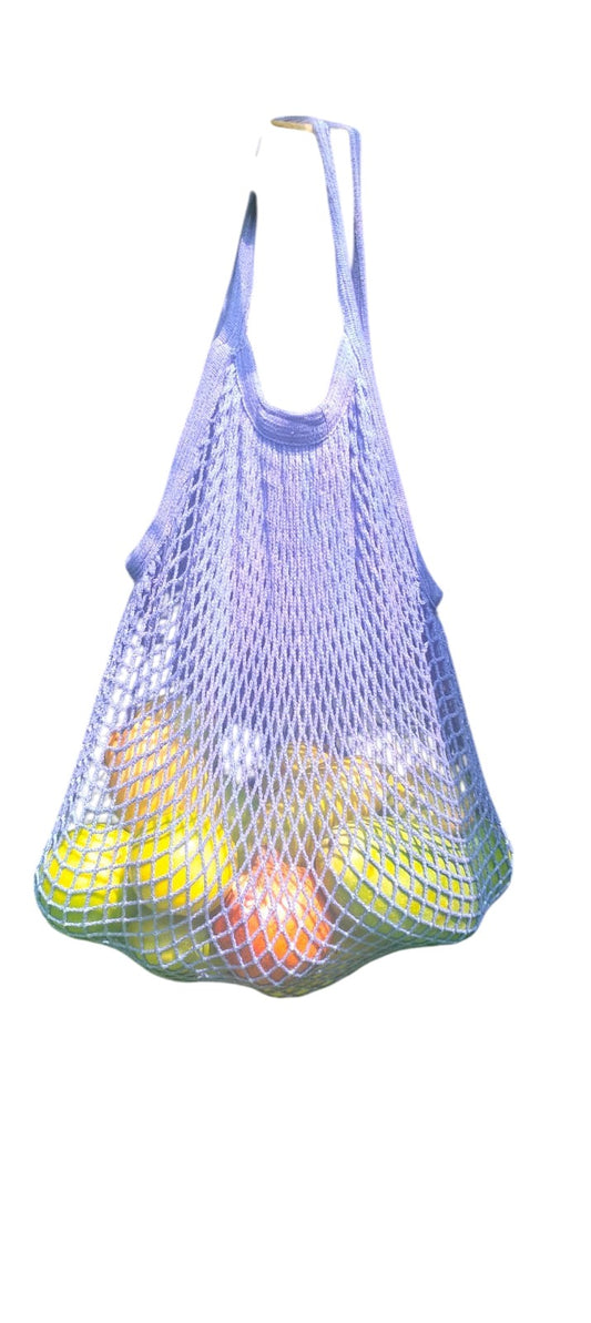 Organic cotton Reusable Mesh Bag Purple (Pack of 2)