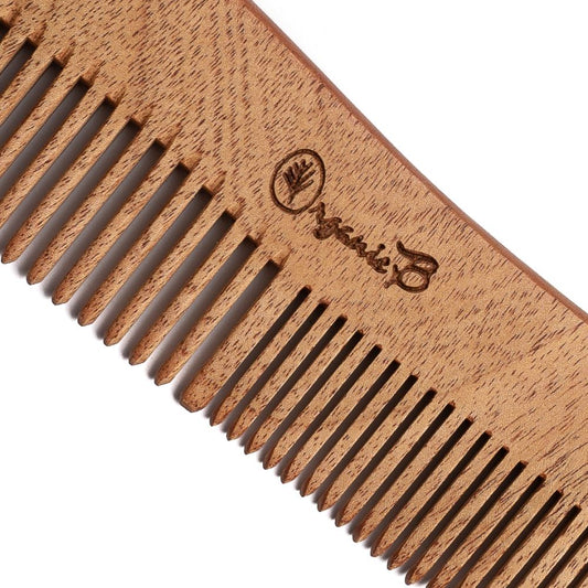 Organic B Detangling & fizz-free Dual Wave of Wellness Pure Margosa Neem Comb