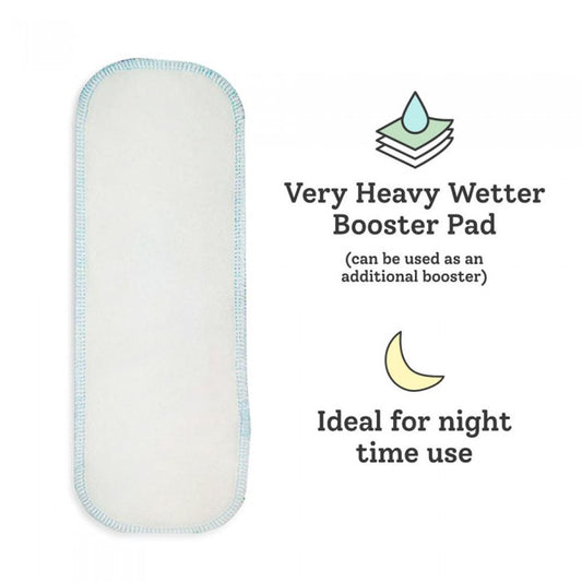 SuperBottoms Very Heavy Wetter Booster Pad. Cloth Diaper Insert Soaker With Hemp And Cotton