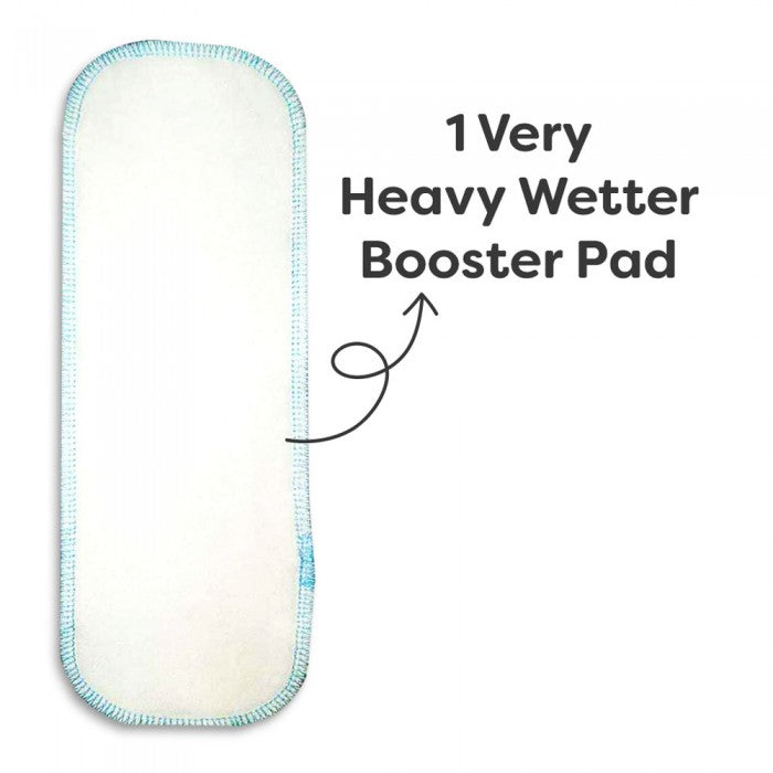 SuperBottoms Very Heavy Wetter Booster Pad. Cloth Diaper Insert Soaker With Hemp And Cotton