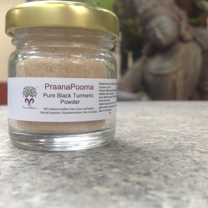 PraanaPoorna Pure Black Turmeric Powder 20 Gm