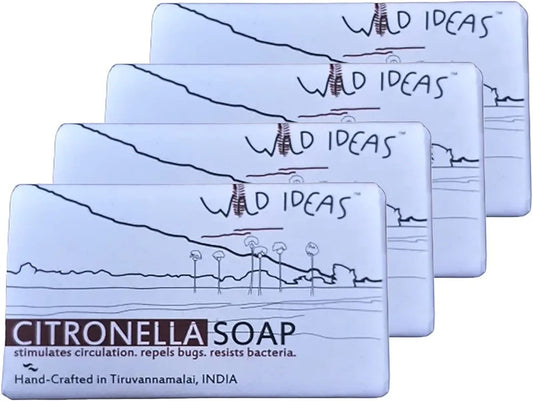 Wild Ideas Hand Made Soap Citronella 100G (Pack Of 4)