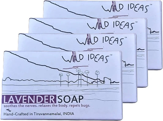 Wild Ideas Hand Made Soap Lavender 100G (Pack Of 4)