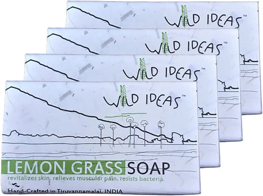 Wild Ideas Hand Made Soap Lemongrass 100G (Pack Of 4)