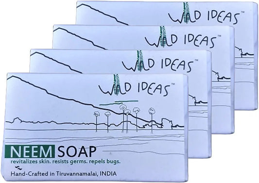 Wild Ideas Hand Made Soap Neem 100G (Pack Of 4)