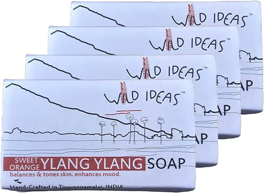 Wild Ideas Hand Made Soap Sweet Orange/Ylang Ylang 100G (Pack Of 4)
