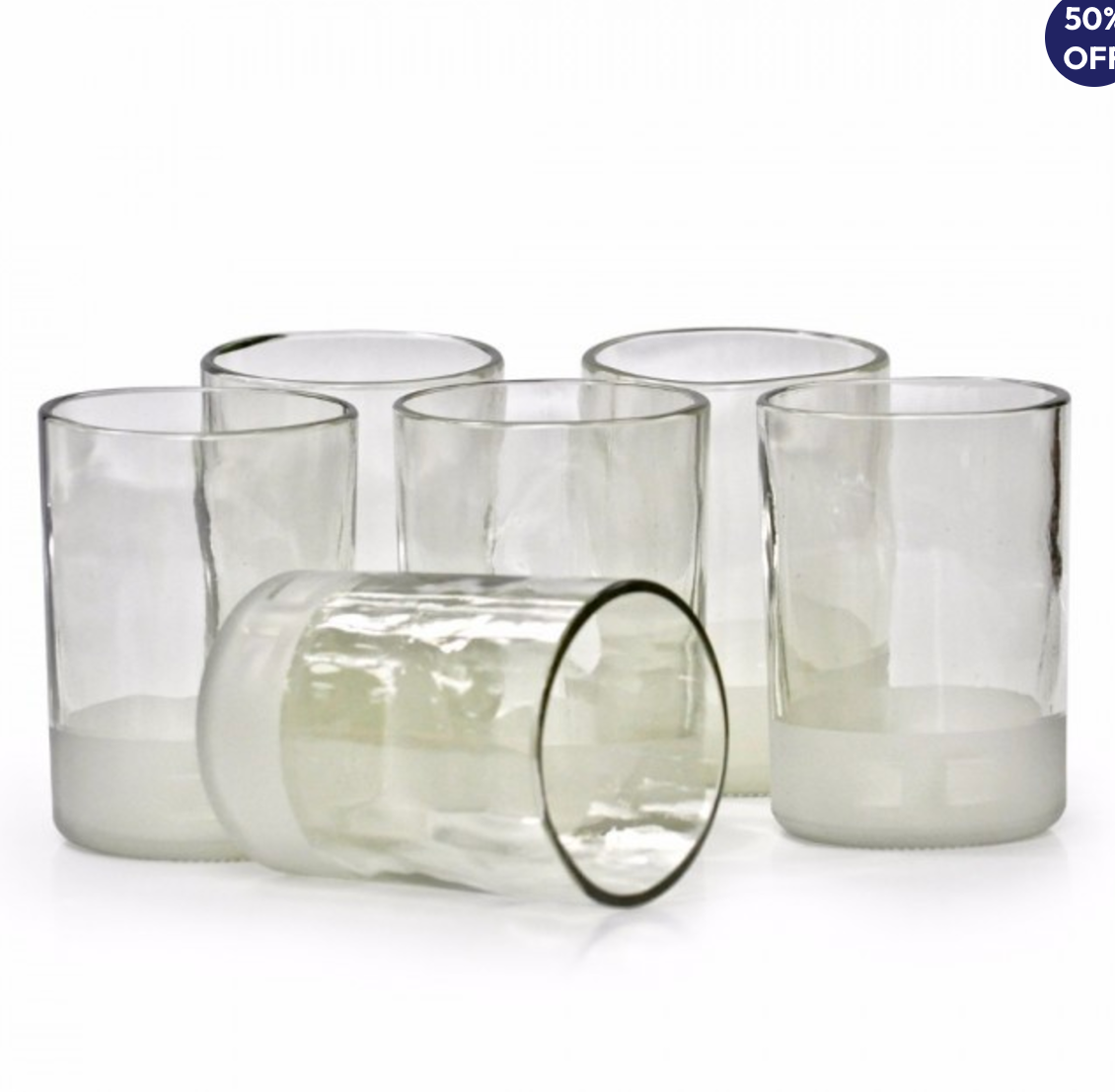 BÔTL’S Small Clear Drinking Glasses - 300 ml (Set Of 6)