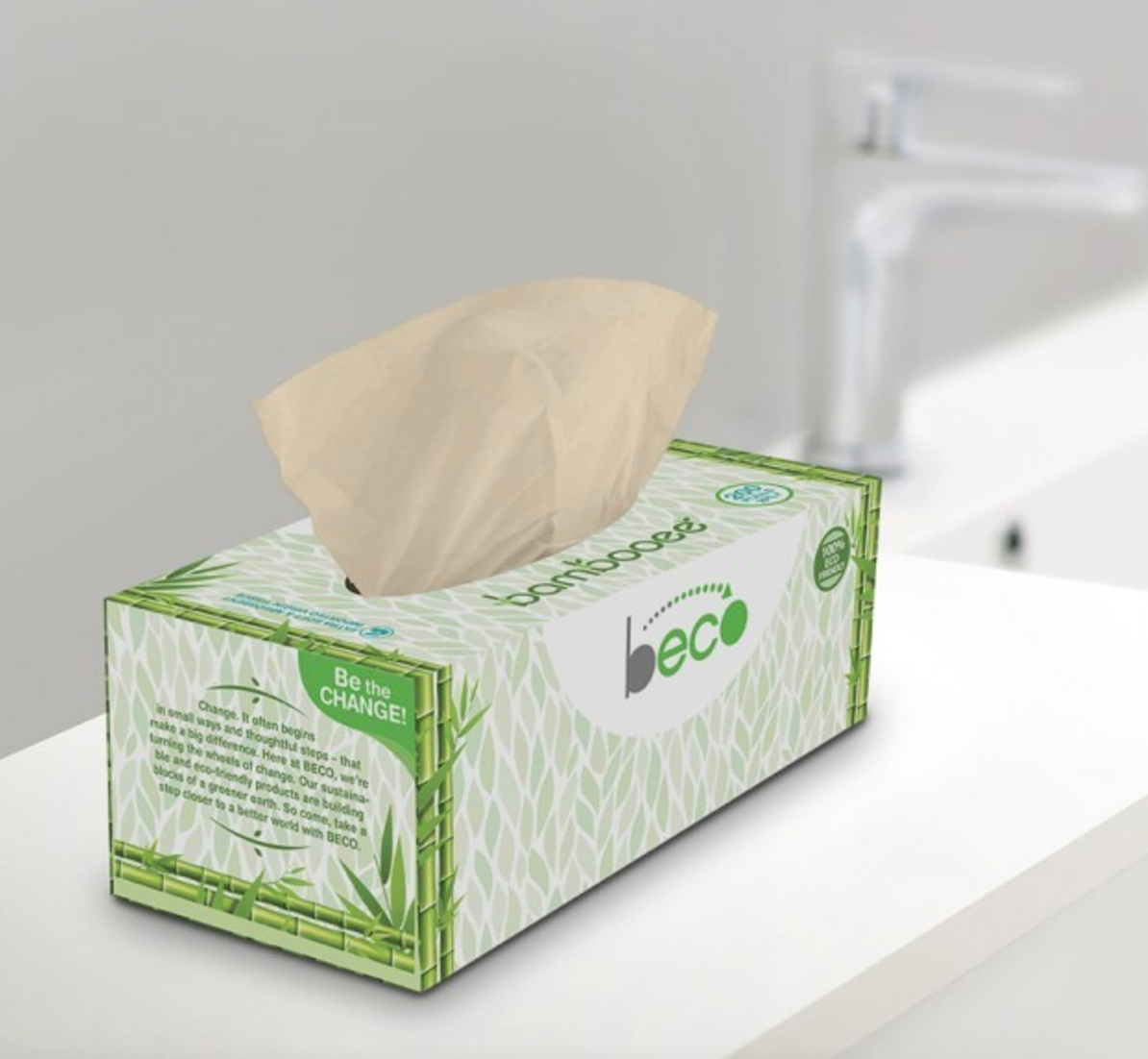 Beco Facial Tissue Carbox - 100 Pulls -( Pack of 6 )