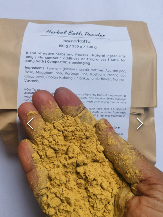 Kamarkattu Ecostore Herbal Bath Powder - 250 G