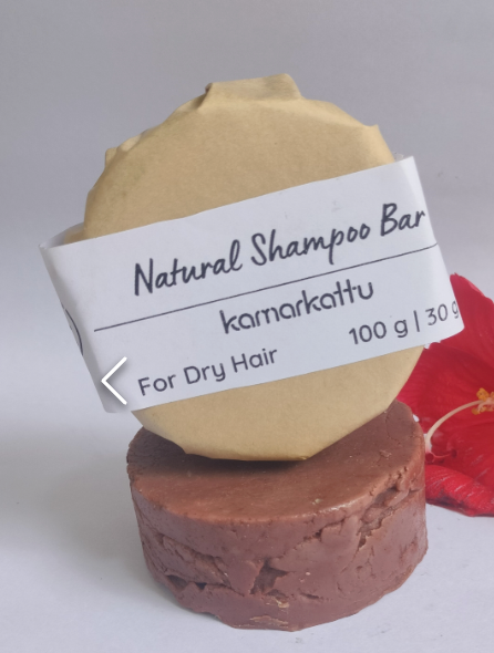 Kamarkattu Ecostore Natural Shampoo Bar - For Dry Hair - 100 G ( Pack Of 2 )