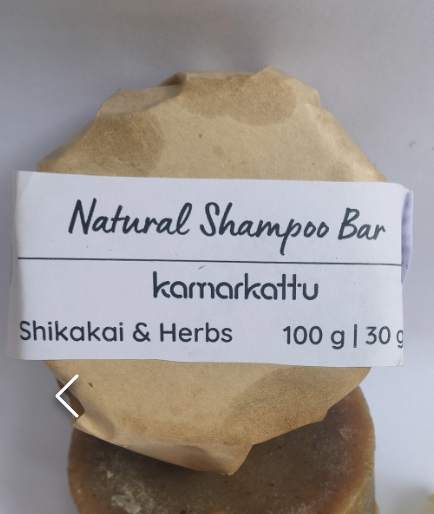 Kamarkattu Ecostore Natural Shampoo Bar - With Shikakai & Herbs - 100 G ( Pack Of 2 )