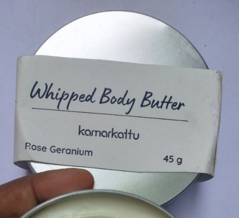 Kamarkattu Ecostore Natural Body Butter - Rose Geranium - 75 G