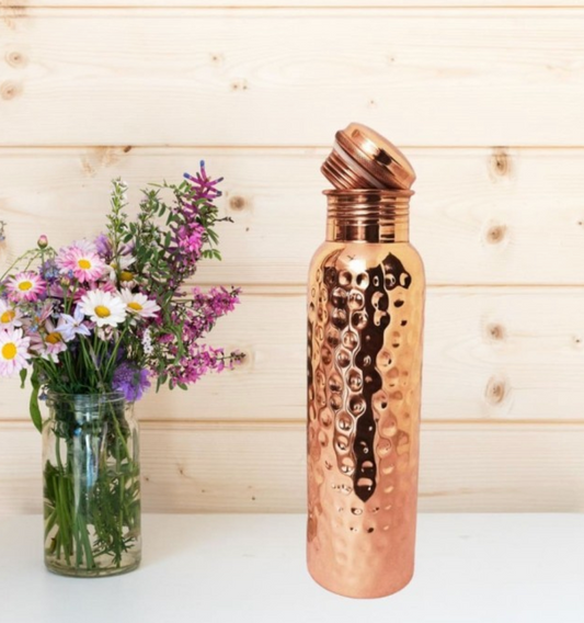 OnEarth 750 ml Copper Bottle (With Cleaning Brush)