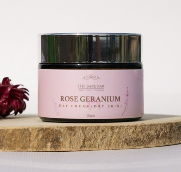 The Bare Bar Rose Geranium Day Cream (Dry Skin) 50 G