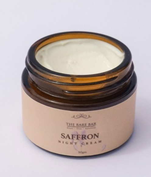 The Bare Bar Saffron Night Cream 50 G