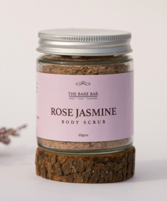 The Bare Bar Rose Jasmine Body Scrub 60 G