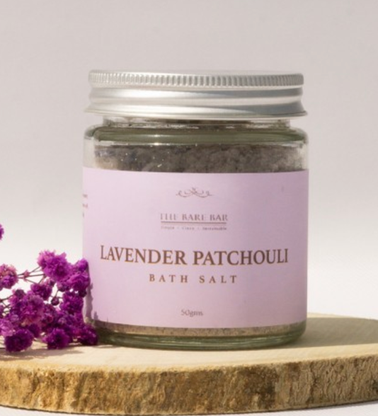 The Bare Bar Lavender Patchouli Bath Salt 50 Gm