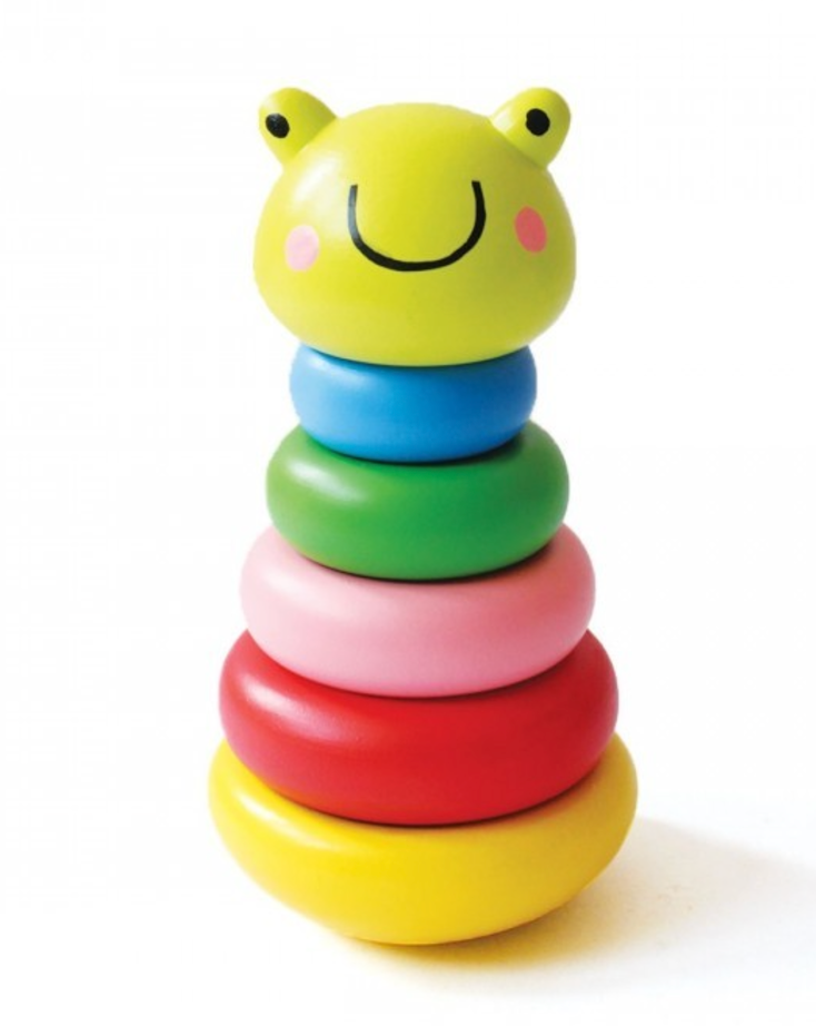 Shumee Frog Wooden Stacker (1-2 Years)