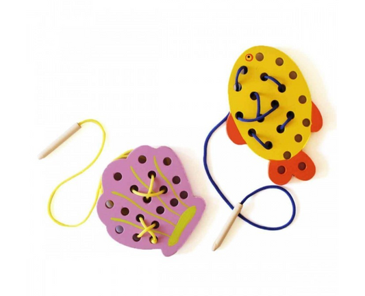 Shumee Sea Wooden Lacing Set (2 pcs) (3-6 Years)