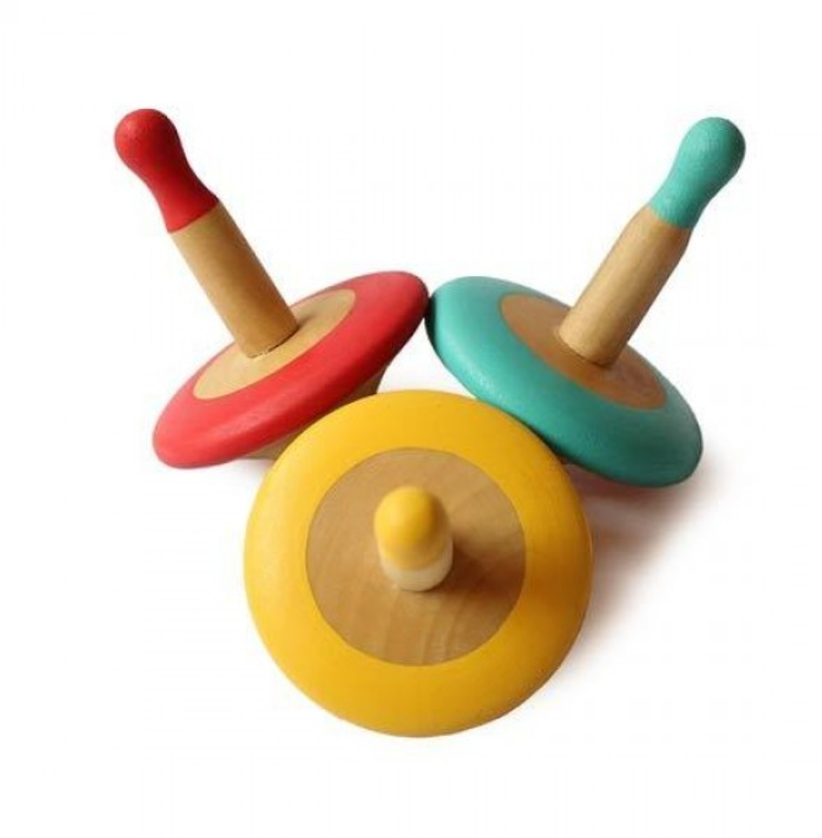 Shumee Wooden Spin Tops (3-5 Years)