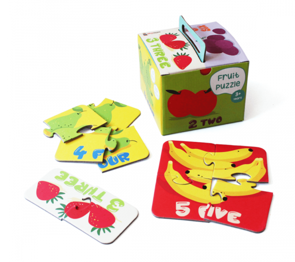 Shumee Fruit Puzzle - Set Of 6 Puzzles (3+ Years)