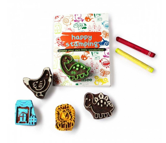 Shumee Forest Friends Wooden Stamps Set (3-6 years)