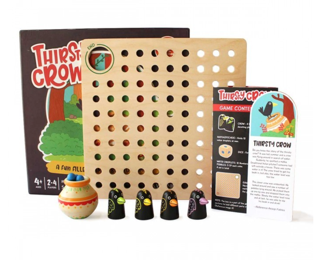 Shumee Thirsty Crow Board Game - Fun family game