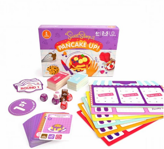 Shumee Sweet-Slurrp Pancake Up - Fun Family Board Game (6-8 Years)