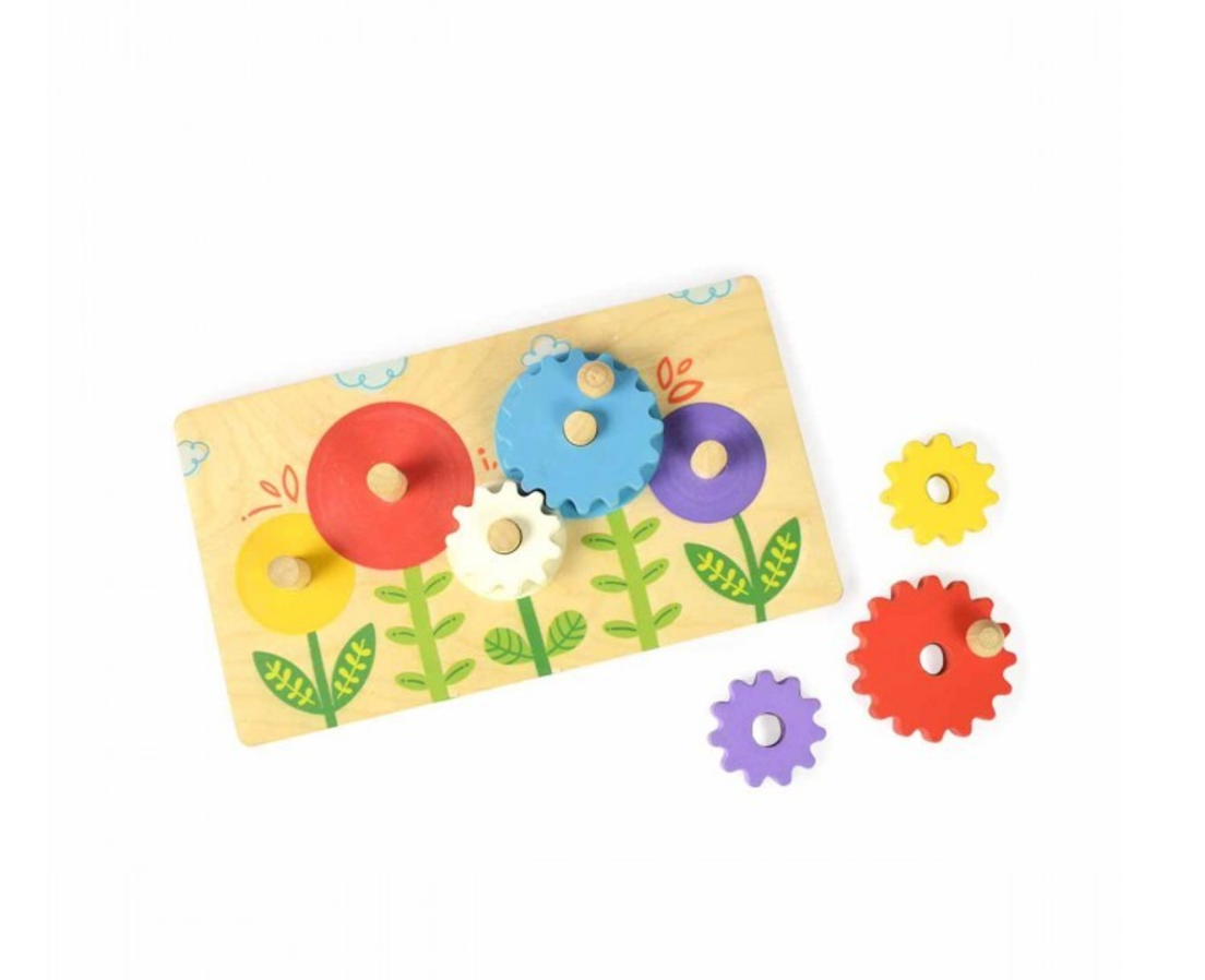 Shumee Flower Garden Wooden Gear Toy (2-4 Years)