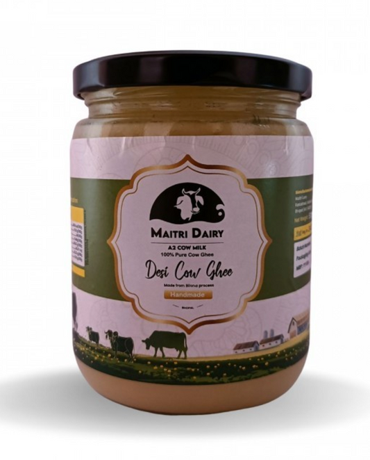 Maitri Dairy A2 Gir Cow Cultured Ghee 1000 ML