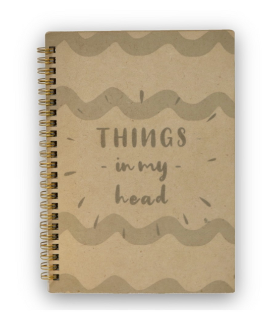 Bravo Crafts Things In My Head Sustainable Printed Diary