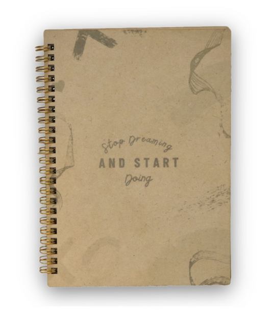 Bravo Crafts Stop Dreaming And Start Doing Sustainable Printed Diary